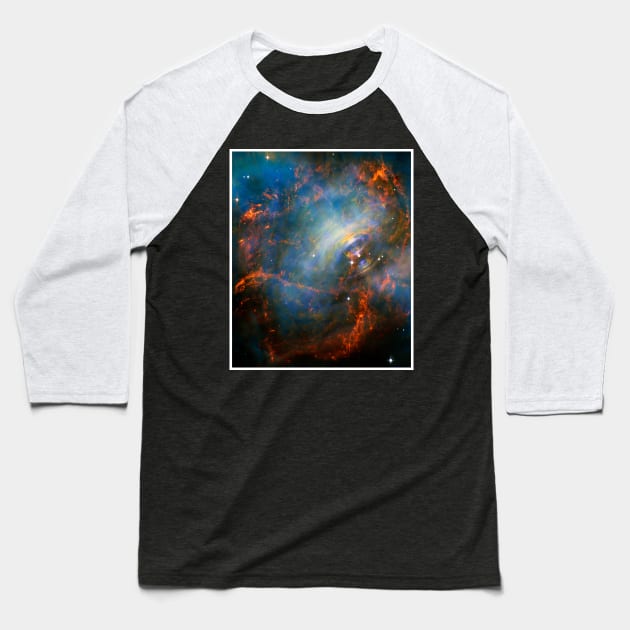 The Crab Nebula Baseball T-Shirt by headrubble